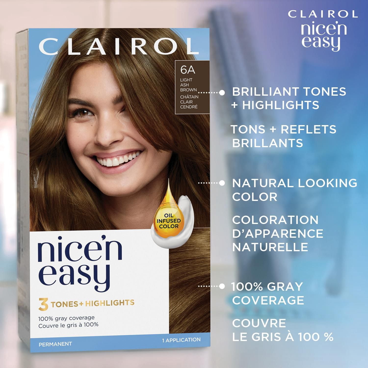 Coloration permanente Clairol Nice'n Easy