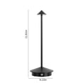 thumbnail image 3 of Renjiang Rechargeable Cordless Table Lamp,LED Battery Operated Desk Lamp 3 Color Dimming Portable Outdoor Waterproof Table Light for Patio/Restaurant/Dining/Home, 3 of 8