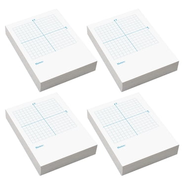 KAKOWELY Axis Graph Paper 4 Books Xy Coordinate Practice Notebooks Notepad For Math Exercises Axis Graphing Sheets Math Drawing Papers Math Graph Papers Xy Axis Papers