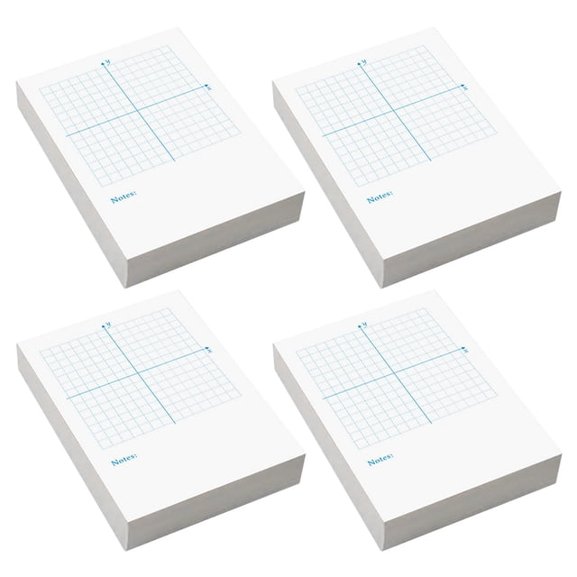KAKOWELY Axis Graph Paper 4 Books Xy Coordinate Practice Notebooks Notepad For Math Exercises Axis Graphing Sheets Math Drawing Papers Math Graph Papers Xy Axis Papers
