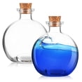 thumbnail image 1 of 2 Pcs Glass Terrariums with Cork Lid for Hydroponic Plants and Moss Container, 1 of 8