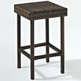 thumbnail image 1 of Pemberly Row Tabouret de Comptoir de Patio en Osier - Ensemble de 2, Brun, 1 of 3