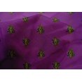 thumbnail image 4 of oneOone Cotton Silk Fabric Diamond & Paisley Block Printed Fabric 1 Yard 42 Inch Wide, 4 of 4