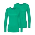 thumbnail image 1 of Adar sous-Couches pour Femmes, Lot de 2 - T-Shirt de sous-Couche à Manches Longues Confortable, 1 of 7
