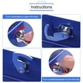 thumbnail image 3 of Metal Cash Box 1Pc Mini Portable Steel Petty Lockable Cash Money Coin Safe Security Box Household New(????), 3 of 7