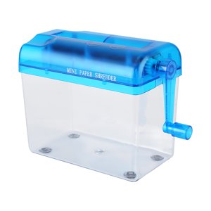 HRENWIVY portatif Mini Découpe manuelle de papier, Bleu
