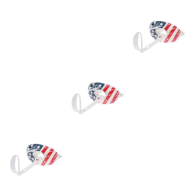 kurtrusly Mouthguards For All Durability And Fit For Any Mouth Shape Tooth Braces Mouth Guard Unique USA Flag 3Set