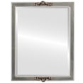 thumbnail image 1 of Miroir Encadré Athena - Feuille d'Argent avec Brun Antique, 1 of 6