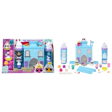 Château de glace DohKins avec princesse et chevalier – pâte ne séchant jamais