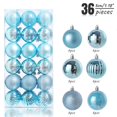 thumbnail image 2 of Christmas Ornaments 36-Pack Christmas Ball Ornaments With Strings  Shatterproof Plastic Christmas Bulbs  Hanging Decorations For  Tree  Holiday  Wedding  Party, 2 of 6