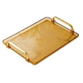 thumbnail image 4 of veasfak Serving Tray with Handle Storage Organizer Coffee Table Tea Tray Vanity Tray amber medium, 4 of 9