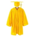 thumbnail image 1 of YUNAFFT Kids Graduation Gown Set Shiny Polyester Academic Dress with Cap 3-10Y, 1 of 2