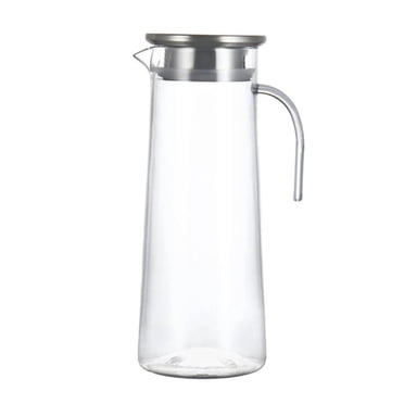 Gkeoshab Glass&Bottle Cold Water Bottle Ice Tea Pitcher For Fridge Cold Drink Pitcher Lemonade Dispenser Small Containers Wine Refrigerator Water Pitcher With Lid Water Jug Acrylic Japanese
