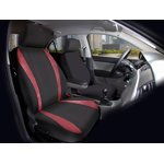 Auto Drive 1-Piece Red Carbon Front Seat Cover