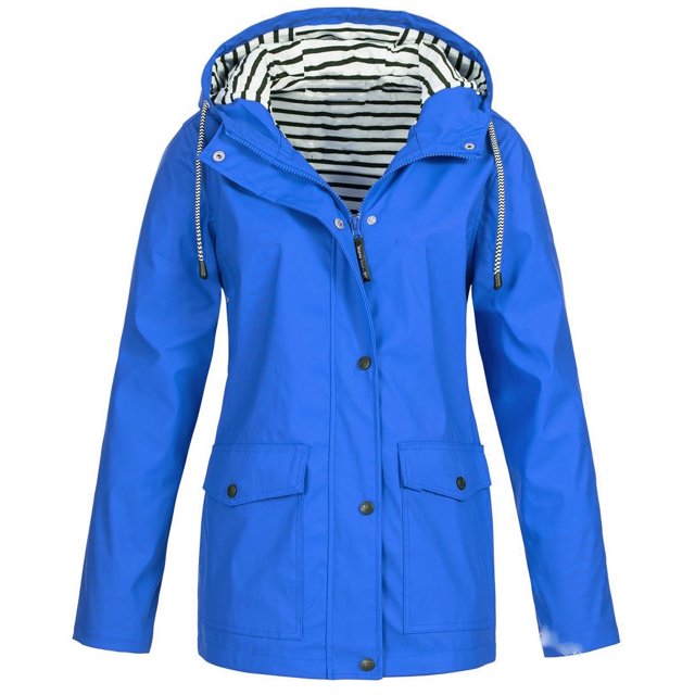 Women’s Waterproof, Softshell Rain Jacket, Outdoor, Breathable, Packable, Transition, Lightweight Jacket with Hood for Spring, Autumn, Hiking, Trekking, Cycling