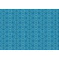 thumbnail image 1 of Ahgly Company Tapis d'Intérieur Rectangulaire Transitionnel Bleu Lavable à la Machine, 5 Pieds x 7 Pieds, 1 of 7