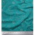 thumbnail image 1 of Soimoi polyester Crepe Fabric Flower Artistic Print Fabric by the Yard 52 Inch Wide, 1 of 3