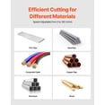 thumbnail image 4 of VEVOR 20V 2.56 in Deep Cut Variable Speed Brushless Portable Cordless Band Saw Kit, 4 of 9