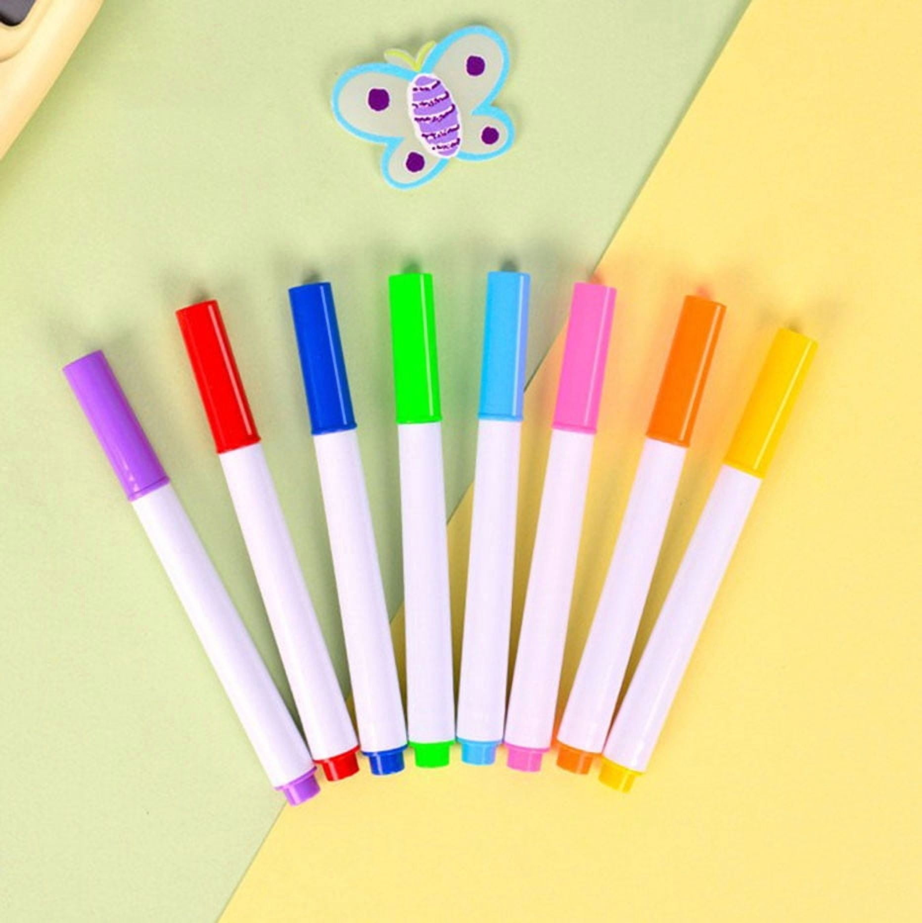 Amzcrzy Soluble Brush Desk Organizer 8 Colour Set Of Colour Repeatable Water Soluble Brush Water-Based Chalk 70Ml School Supplies Teacher Supplies Back To School Supplies Office Desk Accessories