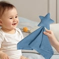 thumbnail image 3 of Btomtd Infant Cloth Soothing Handkerchief Infant Sleeping Doll Soothing Handkerchief, Blue, 3 of 5