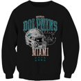 thumbnail image 1 of NFL Miami Dolphins Helmet Field Black Large Crew Fleece, 1 of 4