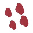 thumbnail image 3 of Semelles de Talon pour Réparation de Talon pour Inserts Grips de Talon Hommes & Femmes Talons Hauts Rouge Vin, 3 of 8