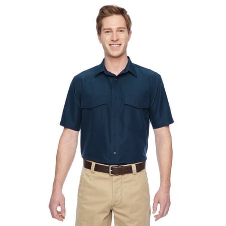 Harriton Men's Key West Short-Sleeve Performance Staff Shirt