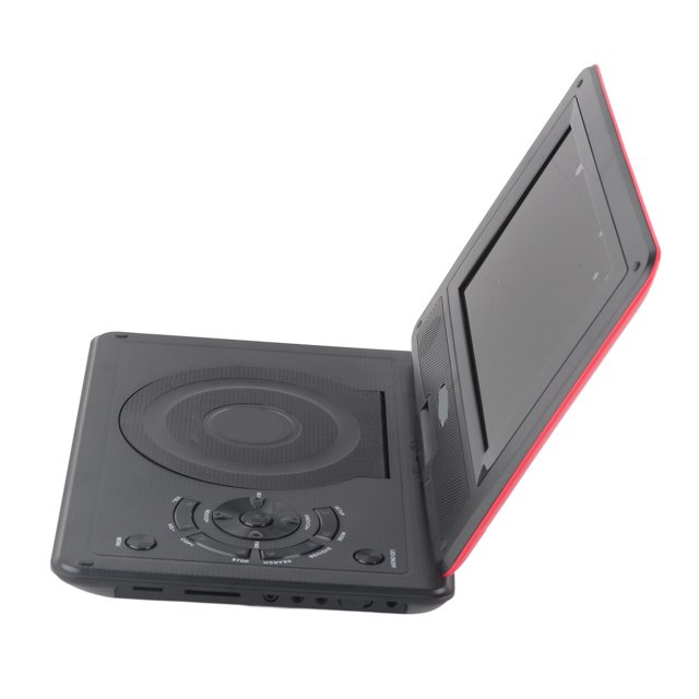 Children's DVD Player, Mobile DVD Player Multifunctional Portable For Outdoor For Car Black,Blue,Red