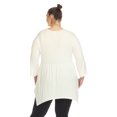 thumbnail image 3 of White Mark Tunique à Manches 3/4 pour Femmes, Taille Empire, Col en V, 3 of 6