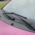 thumbnail image 4 of IDEANATEGRATE 3pcs Plastic Rear Windshield Wipers Windshield Wiper Blades Black Rainwater Clearing, 4 of 8