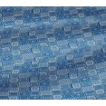 thumbnail image 4 of oneOone Cotton Jersey Medium Blue Fabric Geometric African Craft Projects Decor Fabric Printed By The Yard 58 Inch Wide, 4 of 4