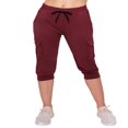 thumbnail image 2 of CHOK Pantalon Cargo Jogger Décontracté Super Doux pour Femmes Noir G, 2 of 6