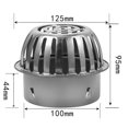 thumbnail image 1 of Bgsha Stainless Steel Balcony Roof Round Large Displacement Anti-blocking Floor Drain, 1 of 10