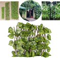 thumbnail image 2 of Langgg Retractable Garden Fence Privacy Screen Outdoor Watermelon Leaf, 2 of 9