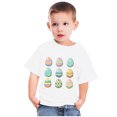 thumbnail image 4 of MeetoTime T-shirt à Manches Courtes Imprimé Œufs de Pâques pour Enfants Col Rond Confortable pour Garçons Filles, 4 of 4