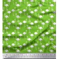 thumbnail image 1 of Soimoi Crepe Silk Fabric Flamingo Bird Printed Fabric 1 Yard 42 Inch Wide, 1 of 3