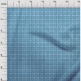 thumbnail image 3 of oneOone Velvet Blue Fabric Asian Block Sewing Craft Projects Fabric Prints By Yard 58 Inch Wide, 3 of 5