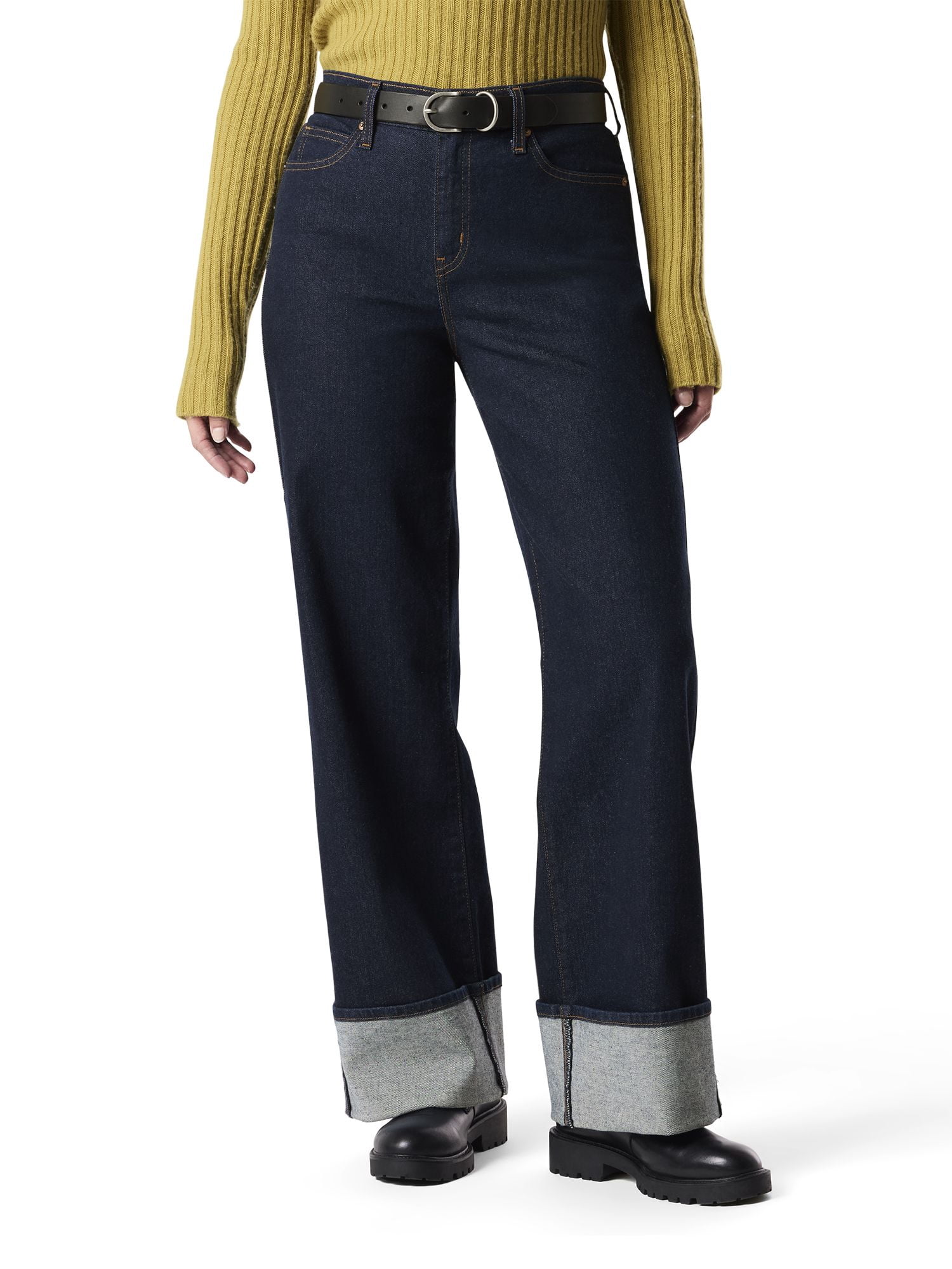 Levi Strauss Signature™ Jean Stovepipe Retroussé Décontracté Vintage pour Femme