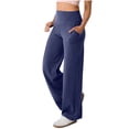 thumbnail image 1 of cfhntfmh Joggers pour Femmes à Cordon Taille Haute Extensibles Bas Resserré Pantalons avec Poches pour Entraînement Course, 1 of 7