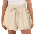 thumbnail image 1 of Tumotour Athletic Shorts For Teens Elastic Gym Running Biker Shorts For Teen 2-In-1 Running Active Workout Shorts, 1 of 8