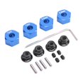 thumbnail image 3 of Remote Control Car Wheel Hub, Easy Installation 14mm Diameter RC Wheel Hub 5.5mm 7mm Thickness  For Replacement Blue, 3 of 8