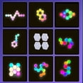 thumbnail image 3 of Wall Lights for Bedroom Hexagonal Rgb Intelligent Control and Music Synchronization Hexagonal Light Game Mood Light Background Wall Light Bedroom Pickup Light Game Light Rgb Wall Light, 3 of 7