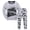 Grey, variant on PMVFHDE 2 Piece Pant Sets for Boy Fall Toddler Kids Baby Boys Girls Pajamas Cartoon Cute Print Long Sleeve Top Trousers Outfits Set Blue,9-10 Years