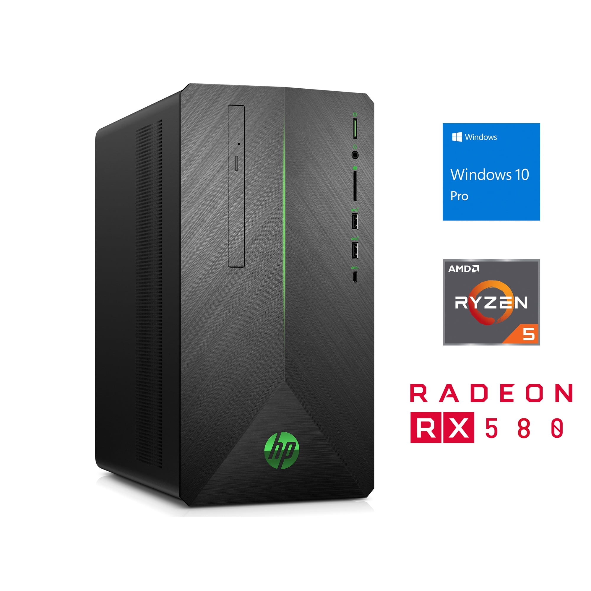 Referbished HP Pavilion 690 Desktop, AMD Ryzen 5 2400G Upto 3.9GHz