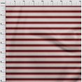 thumbnail image 3 of oneOone Polyester Lycra Dark Red Fabric Stripes Craft Projects Decor Fabric Printed By The Yard 56 Inch Wide-FHR, 3 of 4