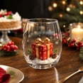 thumbnail image 4 of CQCYD Christmas Glass, 15oz/420ml Cute Christmas Collection Commemorative Drinking Glass, Large Capacity 2D Holiday Glassware for Dining Table Party Decor Christmas Gift for Family Friends, 4 of 7