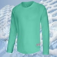 thumbnail image 1 of AherBiu Mens Long Sleeve Tops Crewneck Sun Protection Quick Drying Athletic Outdoor Breathable T Shirts, 1 of 4