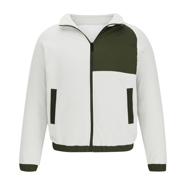 EGNMCR Manteau Matelassé pour Homme Automne Extérieur Coupe Ajustée Protection Solaire Coupe-Vent Léger avec Poches Décontracté Patchwork de Couleurs Col à Revers Fermeture Éclair Randonnée Manteau Coupe-Vent
