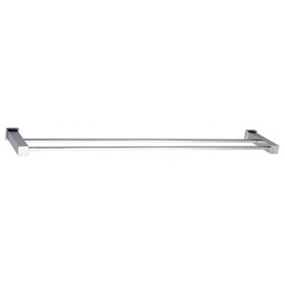 Dawn Kitchen & Bath 8212S 24 in. Double Towel Rail - Satin Nickel