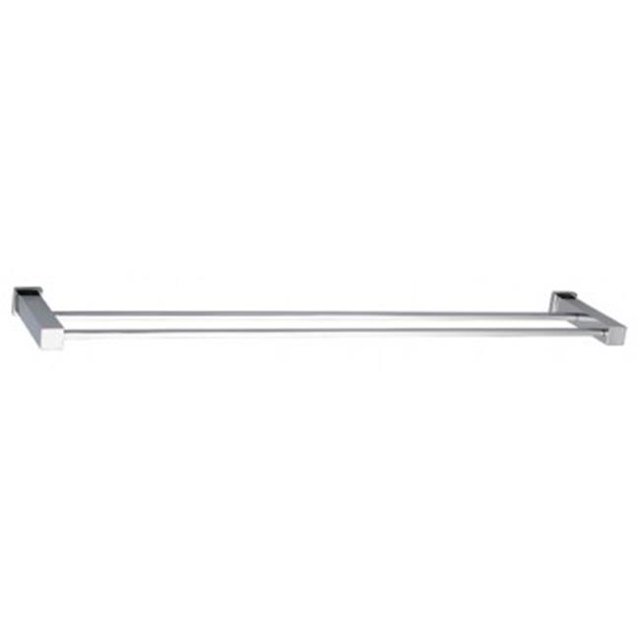 Dawn Kitchen & Bath 8212S 24 in. Double Towel Rail - Satin Nickel